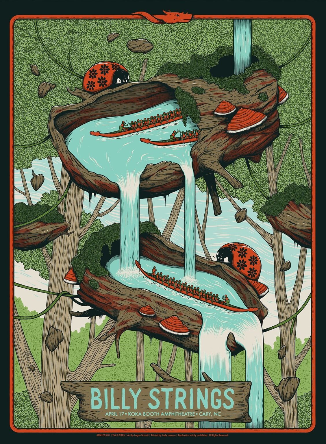 Billy Strings Koka Booth Amp 2025 - N1 Regular Poster - BillyBase
